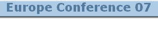 Europe Conference 07